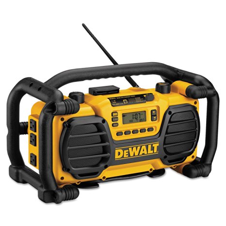 DEWALT DC012 7.2-Volt-18-Volt Heavy-Duty Worksite Radio Charger
