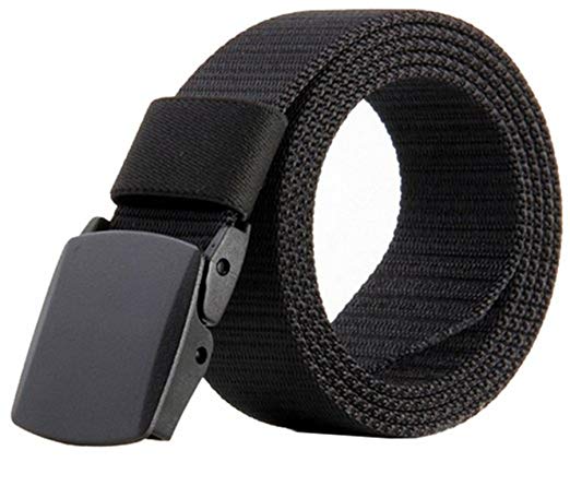 JASGOOD Nylon Canvas Breathable Military Tactical Men Waist Belt With Plastic Buckle