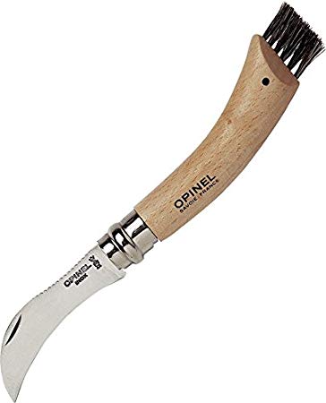 Opinel Beechwood Handle Mushroom Knife, 8cm Blade