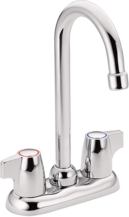 Moen 4903 Chateau Two-Handle High Arc Bar Faucet, Chrome