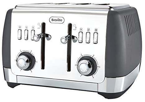 Breville Strata 4 Slice Toaster - Grey