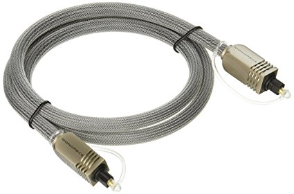 Premium Optical Toslink Cable w/ Metal Fancy Connector (3 feet)