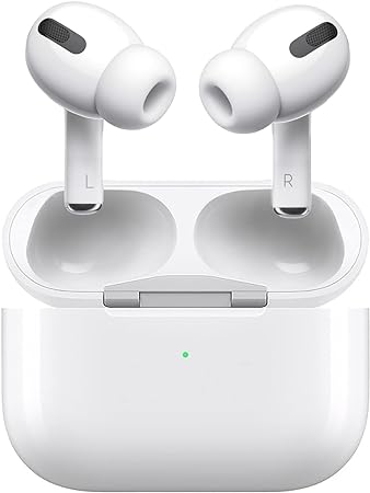 [Apple MFi Certified] AirPods Pro Wireless Earbuds Bluetooth in Ear Light-Weight Headphones Built-in Microphone, with Touch Control, Noise Cancelling, Charging case White