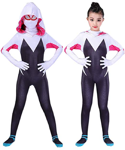 RELILOLI Gwen Stacy Costume Kids