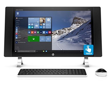 HP ENVY 27qe Touch All-In-One Desktop PC (Intel Core i7-6700T Quad Core, 27" 4K Ultra HD (3840 x 2160) Touchscreen Display, 4GB AMD R9 A375 Graphics, Win 10 Pro, 128GB PCIe SSD   2TB HDD, 16GB RAM)