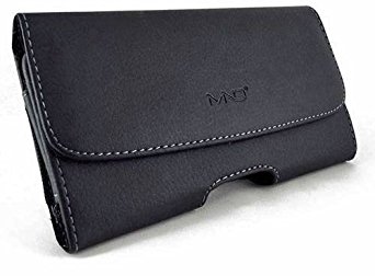 MND Horizontal Leather Carrying Case Pouch Holster for Google Nexus 5X (Perfect Size for Phone Only, NOT for Phone w/Cover or Skin on It)
