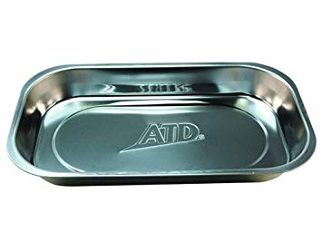 ATD Tools 8761 Stainless Steel Rectangle Magnetic Parts Tray