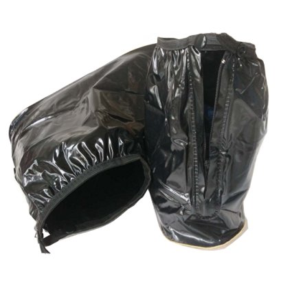 CLEARANCE Luv Home Men Anti-slip Reusable Shoe Covers Waterproof Rain Boot Overshoes Black, XL