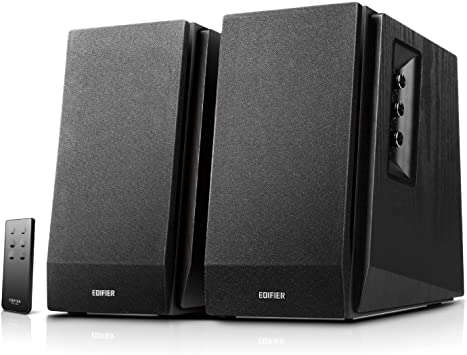 Edifier R1700BT Bookshelf Active Speakers with Bluetooth, RCA/AUX Input, EQ Control and Remote Control - Black