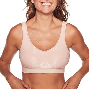 Bali Women's Wireless Bra, Comfort Revolution Full-Coverage Wirefree Bra for Women