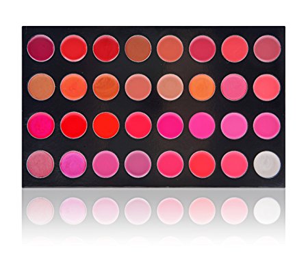 SHANY Masterpiece 32 Color Gloss/Sheer Lip Palette/Refill - “THAT FIRST KISS"