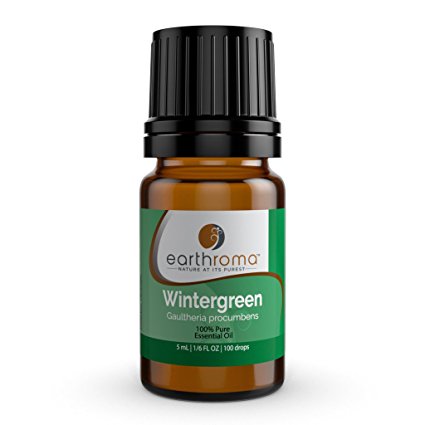 Earthroma Wintergreen Essential Oil - 100% Pure, Undiluted, Therapeutic Grade (5ml)