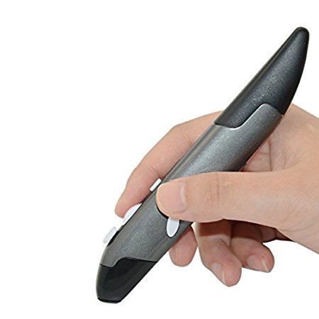 Morjava® PR-03 2.4GHz Wireless Optical Pen Mouse Adjustable 500/1000DPI Handwriting Smart Mouse for PC Laptop iMac Android Tablet (Black)