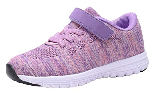 Umbale Boys and Girls Flyknit Sneakers Comfort Running Shoes(Toddler/Kids)