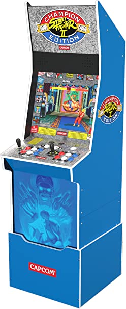 Arcade 1Up Street Fighter II Champion Edition Arcade Machine (with Riser/ No Stool) - Electronic Games