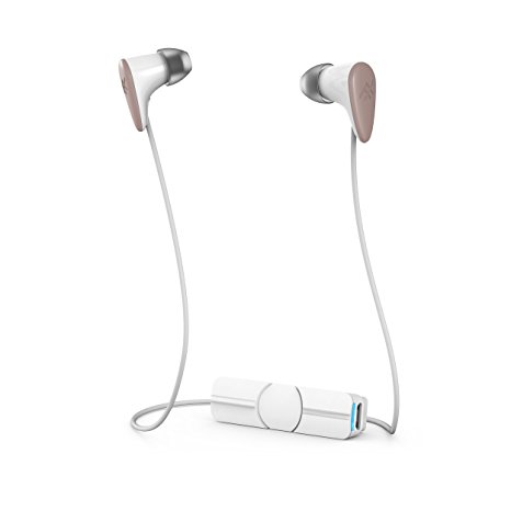 iFrogz Audio - Charisma Female Inspired Wireless Bluetooth Earbuds - White / Rose Gold