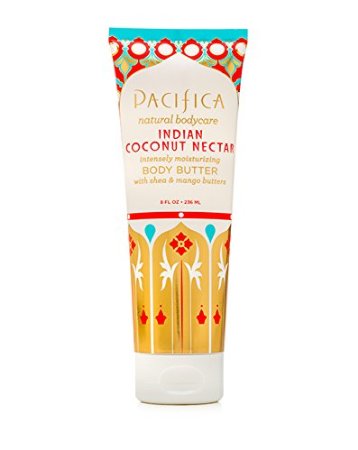 Pacifica Body Butter Tube, Indian Coconut Nectar, 8 Ounce