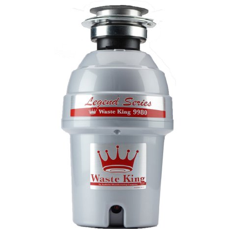 Waste King 9980 Legend Series 1 HP Continuous Feed Operation Garbage Disposer