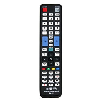 Gvirtue Universal Remote Control Compatible Replacement for Samsung TV/ 3D/ LCD/ LED/ HDTV BN59-01178W BN59-00997A BN59-00996A BN59-01199F AA59-00594A BN59-01179A AA59-00600A AA59-00652A AA59-00666A
