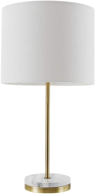 Globe Electric 67044 Versailles Table Lamp, 19", Gold with Marbel