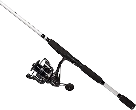 Cadence CC5 Spinning Combo Lightweight with 24-Ton Graphite 2-Piece Graphite Rod Carbon Fiber Drag System Smooth Strong Carbon Composite Frame & Side Plates Reel & Rod Combo