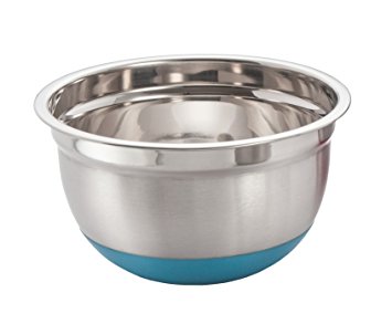 ExcelSteel 297 3-Quart Stainless Steel Non Skid Base Mixing Bowl