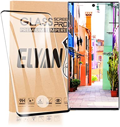 2 Pack Galaxy Note 10 Plus Screen Protector, [ 9H Hardness ] [ 3D Full Frame ] [ Anti-Fingerprint ] [ case Friendly] Easy Apply for Samsung Galaxy Note 10 Plus