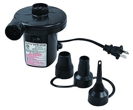 Portable Electric Air Pump for Inflatables - 120 Volt Ac Quick-fill Design with Three Nozzles