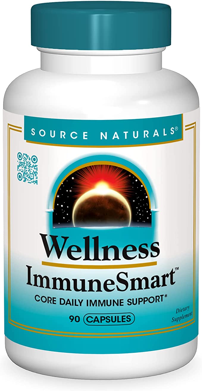 Source Naturals Wellness ImmuneSmart - Core Daily Immune Support - 90 Capsules