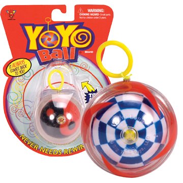 Yo-Yo Ball (Assorted Colors and Patterns)
