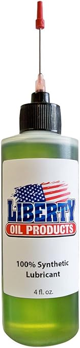 Liberty Oil, The Best 100% Synthetic Oil for Lubricating Your Grandfather Clocks. Large 4 Ounce Bottle