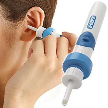 I-ears Painless Cordless Electric Ear Cleaner Pick Wax Vacuum Remover with Retail Box