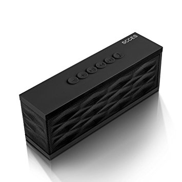 SCCES Bluetooth Speaker, MusicBox II Portable Bluetooth Speaker, 10W with Dual Drivers & Microphone