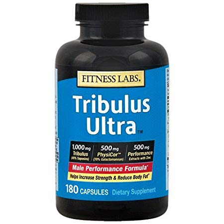 Fitness Labs Tribulus Ultra with 1,000 mg Tribulus, 500 mg Physicor (Torabolic) and 500 mg Anabolic Herb Blend, 180 Capsules