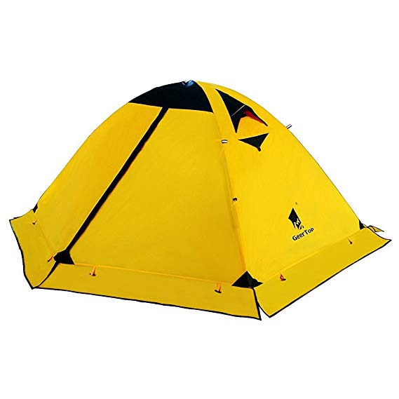 Geertop 2-person 4-season Backpacking Tent For Camping Hiking Travel Climbing - Easy Set Up