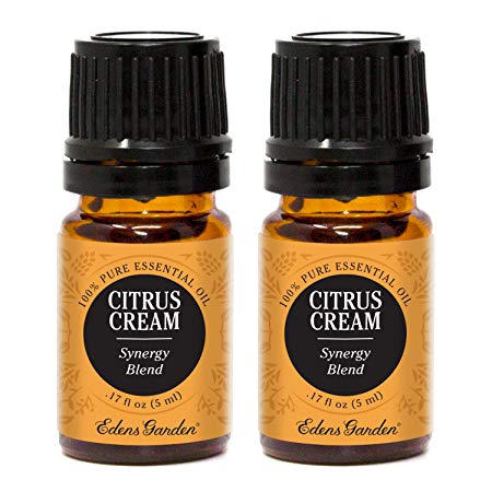 Edens Garden Citrus Cream Essential Oil Synergy Blend, 100% Pure Therapeutic Grade (Highest Quality Aromatherapy Oils), 5 ml Value Pack