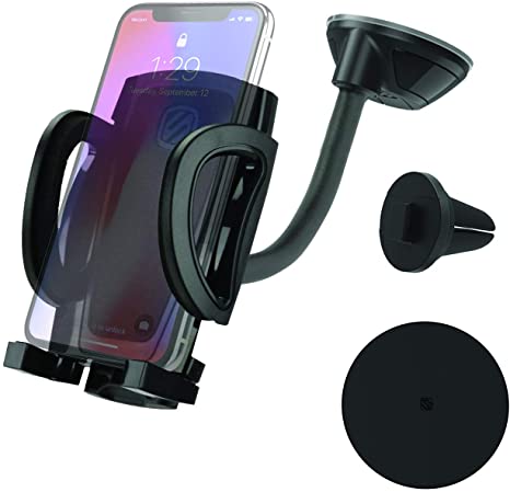 SCOSCHE IHW10-SP1 STUCKUP Universal 4-in-1 Phone Mount Kit for Mobile Devices