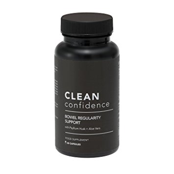 CLEAN Confidence Bowel Regularity Support - 60 Capsules - One Month Supply - by ConfidentU