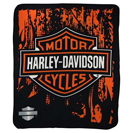 Harley Davidson Fleece Throw Blanket (6 Styles) 50" x 60" - Rage