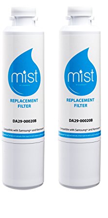 Mist Refrigerator Water Filter Replacement Samsung Da29-00020b 2 Pack