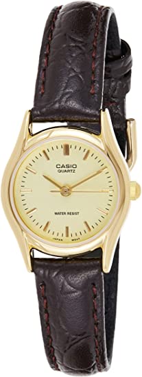 Casio Women's EAW-LTP-1094Q-9ARDF Analog Quartz Brown Watch