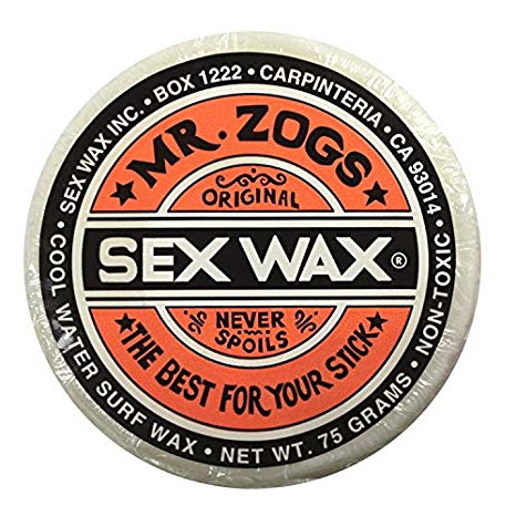 Mr. Zogs Original Sexwax - Cool Water Temperature Coconut Scented (White)