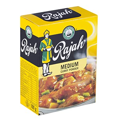 Rajah Medium Curry Powder 3,53oz, 100g