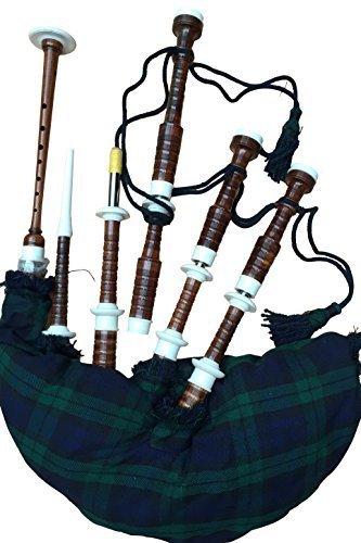 McWilliams GREAT HIGHLAND SCOTTISH BAGPIPE WITH PRACTICE CHANTER (STARTER PACKAGE PIPE)
