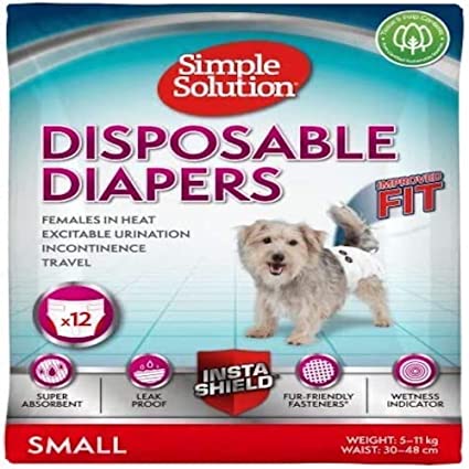 Simple Solution Disposable Diapers, Small (12 Pack)