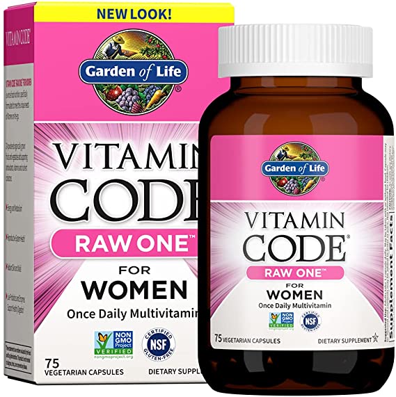 Garden of Life Vitamin Code Raw One for Women - Next Generation (No Suggestions) Vcaps, 75 Count