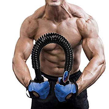 Portzon Python Power Twister,Spring steel Power Twister, Arm Muscle, Chest, Shoulder Spring Exercise Fitness , Up to 132 lbs/60kg,1 Pack