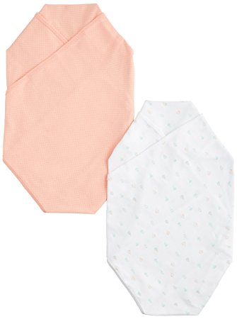 Carter's Swaddle Blankets - Peach Dot Balloons - 2 pk