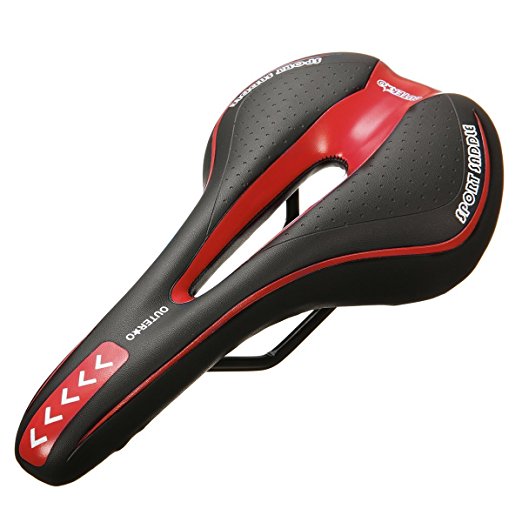 OUTERDO Bicycle Bike Saddle MTB Road Gel Comfort Saddle Cycling Seat Cushion Pad 27*15CM