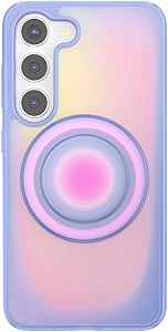 PopSockets Samsung Galaxy S23 Case Compatible with MagSafe, with Magnetic Round Phone Grip Included, Phone Case for Galaxy S23 - Aura